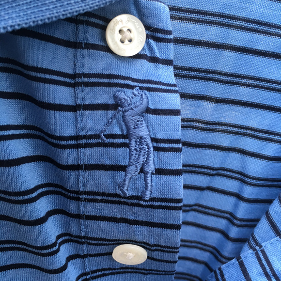 Bobby Jones Men's Golf Polo Sapphire Blue Shirt - Picture 5 of 5